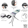 image:imageBrabantia Size B Ironing Board 49 x 15in 7 Height Options Solid Steam Iron Rest Holder Morning Breeze NonSlip Feet AntiCollapse Child LocksMorning Breeze