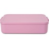 image:imageBrabantia Make amp Take Lunch Box Bento Large 05 Gallon2L Lilac Pink Bento Box for Sandwiches Wraps and More Plastic Food Container Lid with ClipsLilac Pink