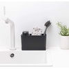 image:imageBrabantia Kitchen Sink Organiser Set with Soap Dispenser Dark Grey ClothsSponge Storage Holder  Refillable Handwash Pump 250ml 5 YearDark Grey