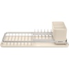 image:imageBrabantia SinkSide Compact Dish Drying Rack Soft Beige SpaceSaving Countertop Dish Rack with Removable Cutlery Basket Versatile Kitchen Drainer for Dishes and Kitchen Accessories