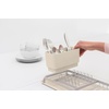 image:imageBrabantia SinkSide Compact Dish Drying Rack Soft Beige SpaceSaving Countertop Dish Rack with Removable Cutlery Basket Versatile Kitchen Drainer for Dishes and Kitchen Accessories