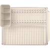 image:imageBrabantia SinkSide Dish Drying Rack Soft Beige Sleek Sink Organizer with Removable Cutlery Basket Versatile Sink Drainer for Dishes and Kitchen Accessories
