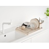 image:imageBrabantia SinkSide Dish Drying Rack Soft Beige Sleek Sink Organizer with Removable Cutlery Basket Versatile Sink Drainer for Dishes and Kitchen Accessories