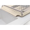 image:imageBrabantia SinkSide Dish Drying Rack Soft Beige Sleek Sink Organizer with Removable Cutlery Basket Versatile Sink Drainer for Dishes and Kitchen Accessories
