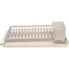 image:imageBrabantia SinkSide Dish Drying Rack Soft Beige Sleek Sink Organizer with Removable Cutlery Basket Versatile Sink Drainer for Dishes and Kitchen Accessories
