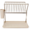 image:imageBrabantia SinkSide Large Foldable Dish Drying Rack Soft Beige Sleek Kitchen Drainer with Removable Cutlery Basket Countertop Dish Rack for Dishes and Kitchen AccessoriesSmall