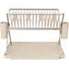image:imageBrabantia SinkSide Large Foldable Dish Drying Rack Soft Beige Sleek Kitchen Drainer with Removable Cutlery Basket Countertop Dish Rack for Dishes and Kitchen AccessoriesLarge