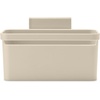 image:imageBrabantia SinkSide inSink Organizer Soft Beige Organizer for Kitchen Accessories with Suction Pads for Inside Sink Drainer for Sponges Cloths and Brushes