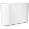 image:imageBrabantia MindSet Bathroom Small Trash Caddy White Hygienic Basin Top Storage Can with Swing Lid for Disposal of Used Cosmetics Cotton Pads Cue Tips 4 x 6 x 3