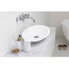 image:imageBrabantia Renew 3 Piece Bathroom Accessory Set Dark Grey Refillable Handwash Soap Dispenser Toothbrush Holder amp Tray Set of 3White