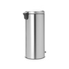 image:imageBrabantia 114380 Step Trash Can newIcon with Plastic Inner Bucket 8 Gal  Matt Steel