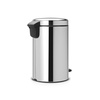image:imageBrabantia 114748 Pedal Bin newIcon with Metal Inner Bucket 30 Litre  WhiteBrilliant Steel