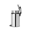 image:imageBrabantia 114748 Pedal Bin newIcon with Metal Inner Bucket 30 Litre  WhiteBrilliant Steel
