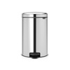 image:imageBrabantia 114748 Pedal Bin newIcon with Metal Inner Bucket 30 Litre  WhiteBrilliant Steel