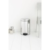 image:imageBrabantia 114748 Pedal Bin newIcon with Metal Inner Bucket 30 Litre  WhiteBrilliant Steel