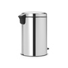 image:imageBrabantia 114748 Pedal Bin newIcon with Metal Inner Bucket 30 Litre  WhiteBrilliant Steel