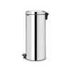 image:imageBrabantia 114748 Pedal Bin newIcon with Metal Inner Bucket 30 Litre  WhiteBrilliant Steel