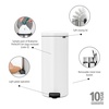image:imageBrabantia 114748 Pedal Bin newIcon with Metal Inner Bucket 30 Litre  WhiteWhite