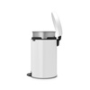 image:imageBrabantia 114748 Pedal Bin newIcon with Metal Inner Bucket 30 Litre  WhiteWhite