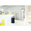 image:imageBrabantia 16 Gallon Large Kitchen Touch Bin Matt BlackBrilliant Steel Lid Removable Lid SoftTouch Open Easy Clean Rubbish Food Waste BinMatt BlackBrilliant Steel