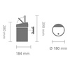 image:imageBrabantia 16 Gallon Large Kitchen Touch Bin Matt BlackBrilliant Steel Lid Removable Lid SoftTouch Open Easy Clean Rubbish Food Waste BinMatt Steel