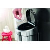image:imageBrabantia 16 Gallon Large Kitchen Touch Bin Matt BlackBrilliant Steel Lid Removable Lid SoftTouch Open Easy Clean Rubbish Food Waste BinMatt Steel