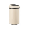 image:imageBrabantia 16 Gallon Large Kitchen Touch Bin Matt BlackBrilliant Steel Lid Removable Lid SoftTouch Open Easy Clean Rubbish Food Waste BinSoft Beige