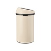 image:imageBrabantia 16 Gallon Large Kitchen Touch Bin Matt BlackBrilliant Steel Lid Removable Lid SoftTouch Open Easy Clean Rubbish Food Waste BinSoft Beige