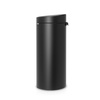 image:imageBrabantia 30L Kitchen Touch Bin New Mineral Moonlight Black Removable Lid SoftTouch Open Easy Clean Rubbish Waste Bin  Free Bin BagsMineral Moonlight Black