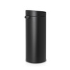 image:imageBrabantia 30L Kitchen Touch Bin New Mineral Moonlight Black Removable Lid SoftTouch Open Easy Clean Rubbish Waste Bin  Free Bin BagsMineral Moonlight Black