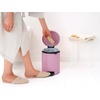 image:imageBrabantia NewIcon Pedal Bin 53 Gallon20L Soft Gray SoftClosing Kitchen Garbage Can StepOn Trash Can with Removable Inner Bucket PerfectFit Trash Bag Pack IncludedLilac Pink