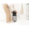 image:imageBrabantia NewIcon Pedal Bin 53 Gallon20L Soft Gray SoftClosing Kitchen Garbage Can StepOn Trash Can with Removable Inner Bucket PerfectFit Trash Bag Pack IncludedSoft Gray