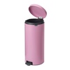 image:imageBrabantia NewIcon Pedal Bin 53 Gallon20L Soft Gray SoftClosing Kitchen Garbage Can StepOn Trash Can with Removable Inner Bucket PerfectFit Trash Bag Pack IncludedLilac Pink
