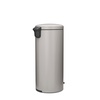 image:imageBrabantia NewIcon Pedal Bin 53 Gallon20L Soft Gray SoftClosing Kitchen Garbage Can StepOn Trash Can with Removable Inner Bucket PerfectFit Trash Bag Pack IncludedSoft Gray