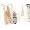 image:imageBrabantia NewIcon Pedal Bin 53 Gallon20L Soft Gray SoftClosing Kitchen Garbage Can StepOn Trash Can with Removable Inner Bucket PerfectFit Trash Bag Pack IncludedSoft Gray