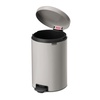 image:imageBrabantia NewIcon Pedal Bin 53 Gallon20L Soft Gray SoftClosing Kitchen Garbage Can StepOn Trash Can with Removable Inner Bucket PerfectFit Trash Bag Pack IncludedSoft Gray