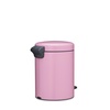 image:imageBrabantia NewIcon Pedal Bin 53 Gallon20L Soft Gray SoftClosing Kitchen Garbage Can StepOn Trash Can with Removable Inner Bucket PerfectFit Trash Bag Pack IncludedLilac Pink