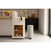 image:imageBrabantia NewIcon Pedal Bin 53 Gallon20L Soft Gray SoftClosing Kitchen Garbage Can StepOn Trash Can with Removable Inner Bucket PerfectFit Trash Bag Pack IncludedSoft Gray