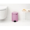 image:imageBrabantia NewIcon Pedal Bin 53 Gallon20L Soft Gray SoftClosing Kitchen Garbage Can StepOn Trash Can with Removable Inner Bucket PerfectFit Trash Bag Pack IncludedLilac Pink