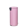 image:imageBrabantia NewIcon Pedal Bin 53 Gallon20L Soft Gray SoftClosing Kitchen Garbage Can StepOn Trash Can with Removable Inner Bucket PerfectFit Trash Bag Pack IncludedLilac Pink
