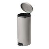 image:imageBrabantia NewIcon Pedal Bin 53 Gallon20L Soft Gray SoftClosing Kitchen Garbage Can StepOn Trash Can with Removable Inner Bucket PerfectFit Trash Bag Pack IncludedSoft Gray