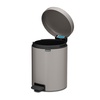 image:imageBrabantia NewIcon Pedal Bin 53 Gallon20L Soft Gray SoftClosing Kitchen Garbage Can StepOn Trash Can with Removable Inner Bucket PerfectFit Trash Bag Pack IncludedSoft Gray
