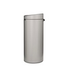 image:imageBrabantia Touch Bin New 66 Gallon30L Container Soft Gray Sleek Trash Can for Kitchen SoftTouch Garbage Can with Removable Inner Bucket