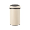 image:imageBrabantia 16 Gallon Large Kitchen Touch Bin Matt BlackBrilliant Steel Lid Removable Lid SoftTouch Open Easy Clean Rubbish Food Waste BinSoft Beige