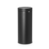 image:imageBrabantia 30L Kitchen Touch Bin New Mineral Moonlight Black Removable Lid SoftTouch Open Easy Clean Rubbish Waste Bin  Free Bin BagsMineral Moonlight Black