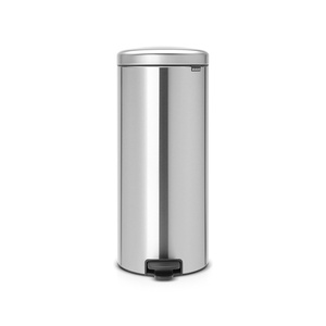 image:imageBrabantia 114380 Step Trash Can newIcon with Plastic Inner Bucket 8 Gal  Matt Steel