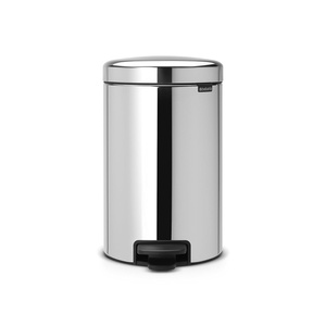 image:imageBrabantia 114748 Pedal Bin newIcon with Metal Inner Bucket 30 Litre  WhiteBrilliant Steel