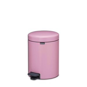 image:imageBrabantia NewIcon Pedal Bin 53 Gallon20L Soft Gray SoftClosing Kitchen Garbage Can StepOn Trash Can with Removable Inner Bucket PerfectFit Trash Bag Pack IncludedLilac Pink