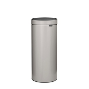 image:imageBrabantia Touch Bin New 66 Gallon30L Container Soft Gray Sleek Trash Can for Kitchen SoftTouch Garbage Can with Removable Inner Bucket