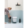 image:imageBrabantia  Bo Small Waste Trash Can Hi 11 Gal with SoftClose Lid Removable Inner Bucket and Transport Grip  Ideal for Bathroom Bedroom and Home Office  Platinum